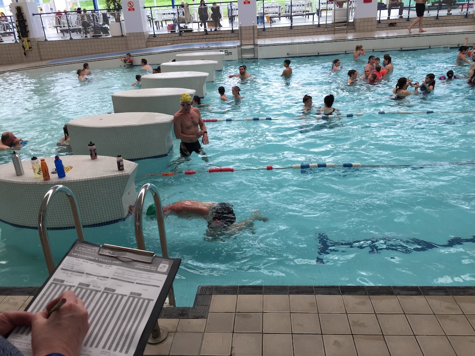 John in yellow cap, Tim in green