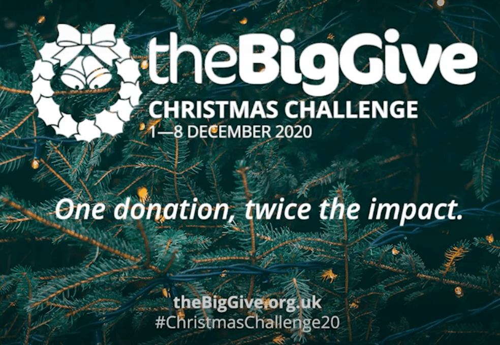 The Big Give 2020 launches on 1st&nbsp;December