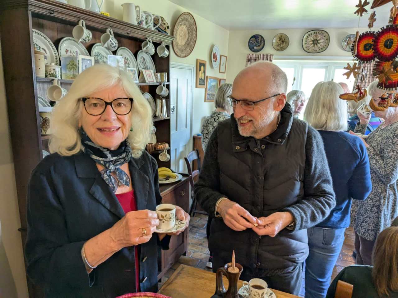 Coffee and Conversation at Sue and Jamie’s&nbsp;home
